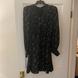 Yes Baker London Gemmi Floral Print Long Sleeve Minidress